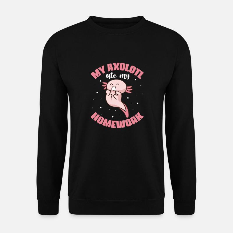 Axolotl - Unisex Pullover - Schwarz