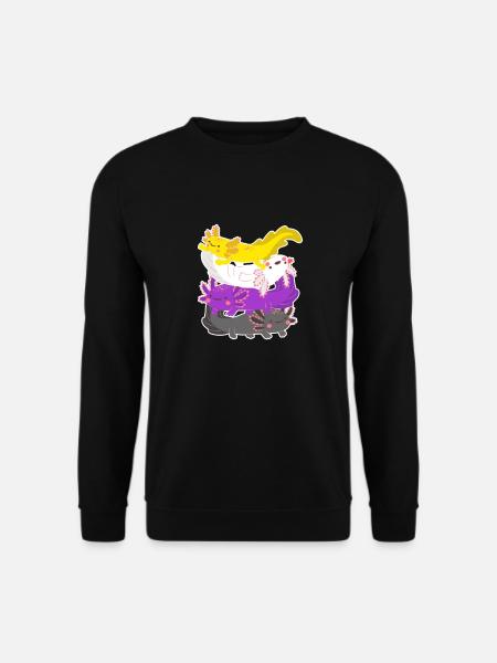 Axolotl - Sweat-shirt Unisexe - noir