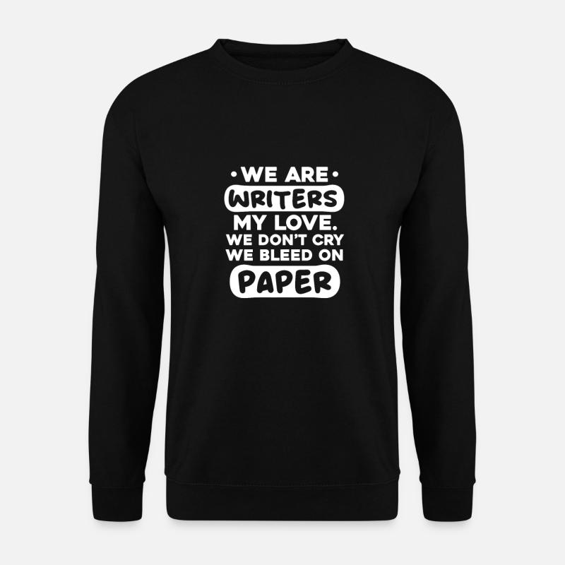 Author - Unisex Sweatshirt - black