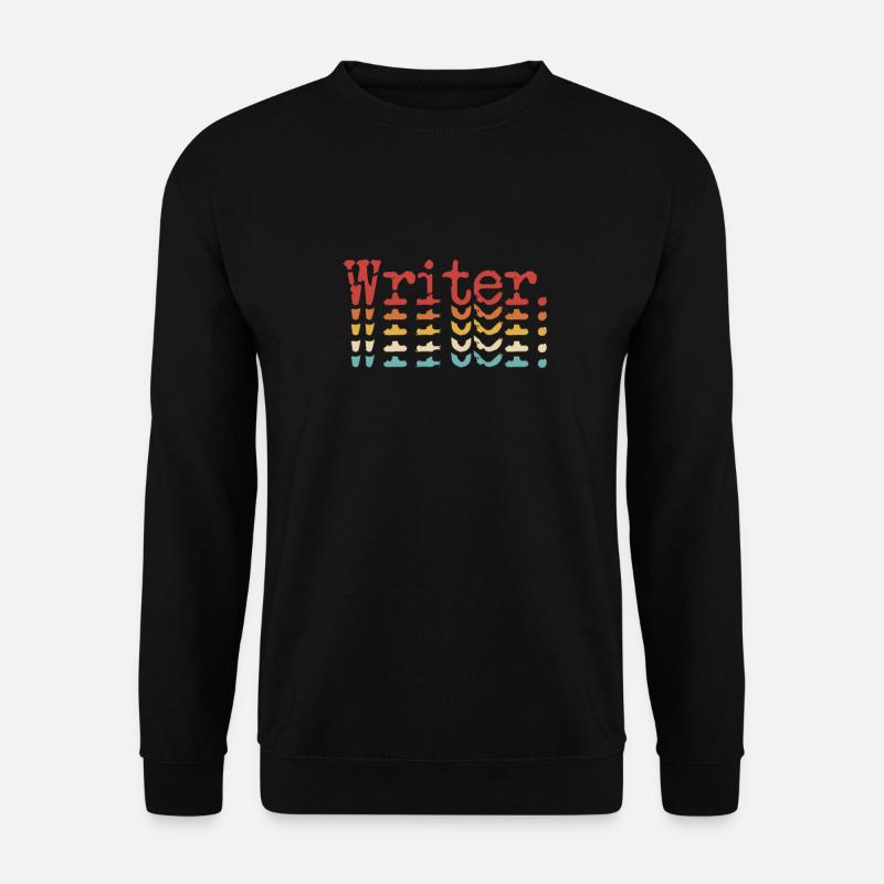 author - Unisex Sweatshirt - black