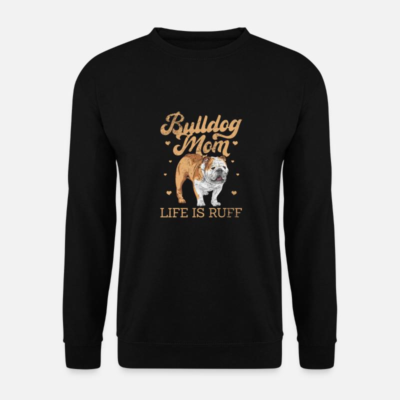 English Bulldog - Unisex Pullover - Schwarz