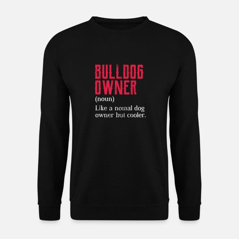 English Bulldog - Unisex Pullover - Schwarz