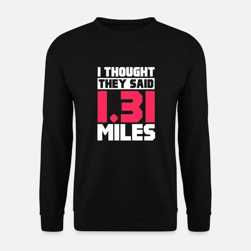 Run - Unisex Sweatshirt - black