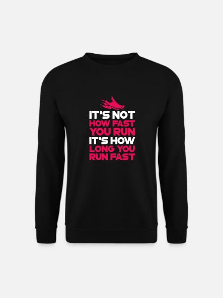 Run - Unisex Sweatshirt - black