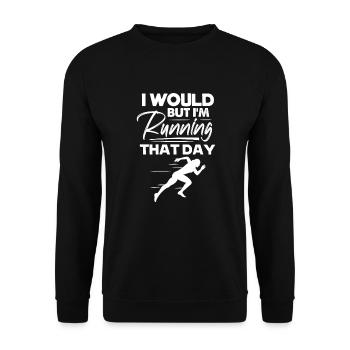 Courir - Sweat-shirt Unisexe - noir - Devant - Alina (178cm) & Michal (187cm)