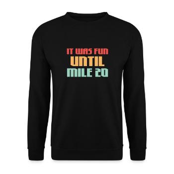 Courir - Sweat-shirt Unisexe - noir - Devant - Alina (178cm) & Michal (187cm)