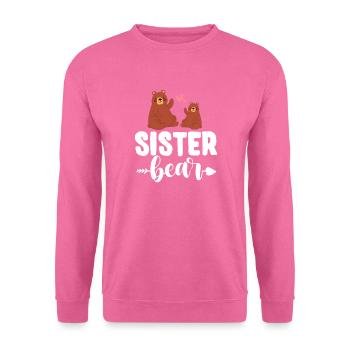 Schwester - Unisex Pullover - Pink - Vorne
