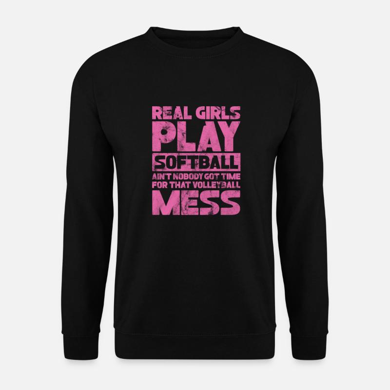 Softball - Unisex Sweatshirt - black