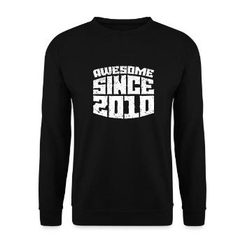 2010 - Unisex Sweatshirt - black - Front - Alina (178cm) & Michal (187cm)