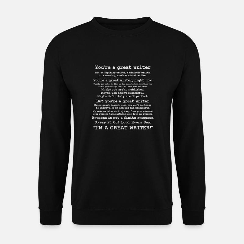 Author - Unisex Sweatshirt - black
