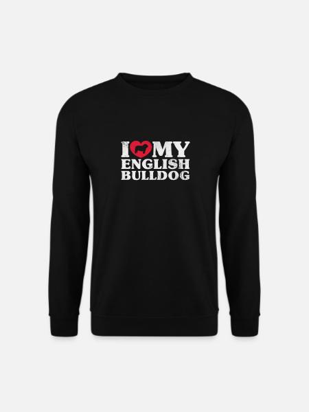 English Bulldog - Unisex Sweatshirt - black