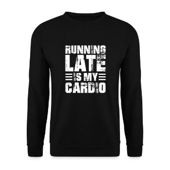Courir - Sweat-shirt Unisexe - noir - Devant - Alina (178cm) & Michal (187cm)