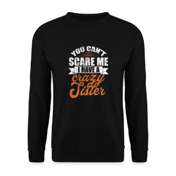 Soeur Frère Frères et sœurs Cadeau de famille - Sweat-shirt Unisexe - noir - Devant - Alina (178cm) & Michal (187cm)