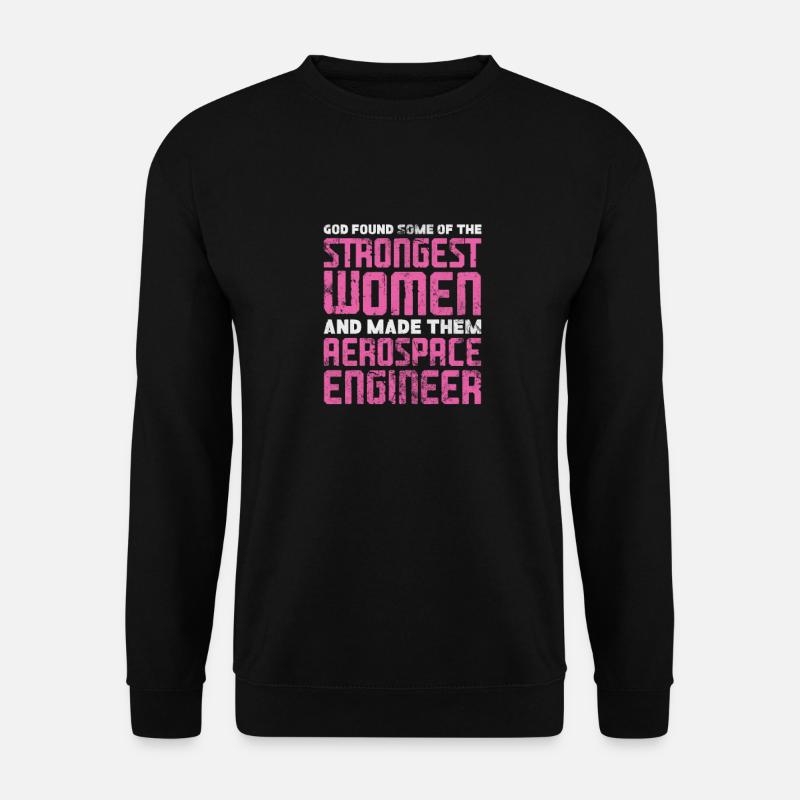 Space Engineer Aeronautical Engineer Gift - Unisex Sweatshirt - black