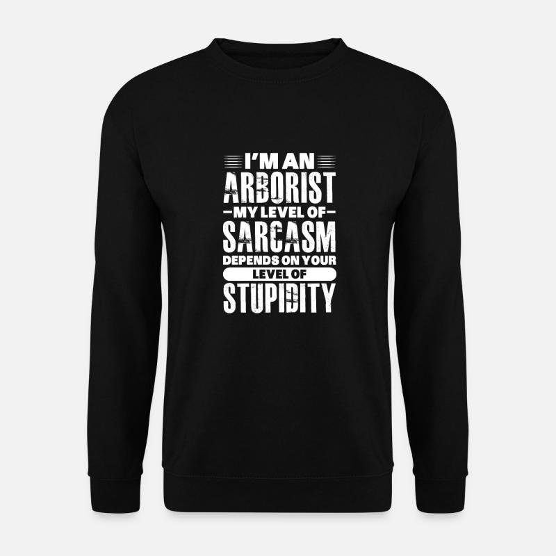 Baumpfleger - Unisex Pullover - Schwarz