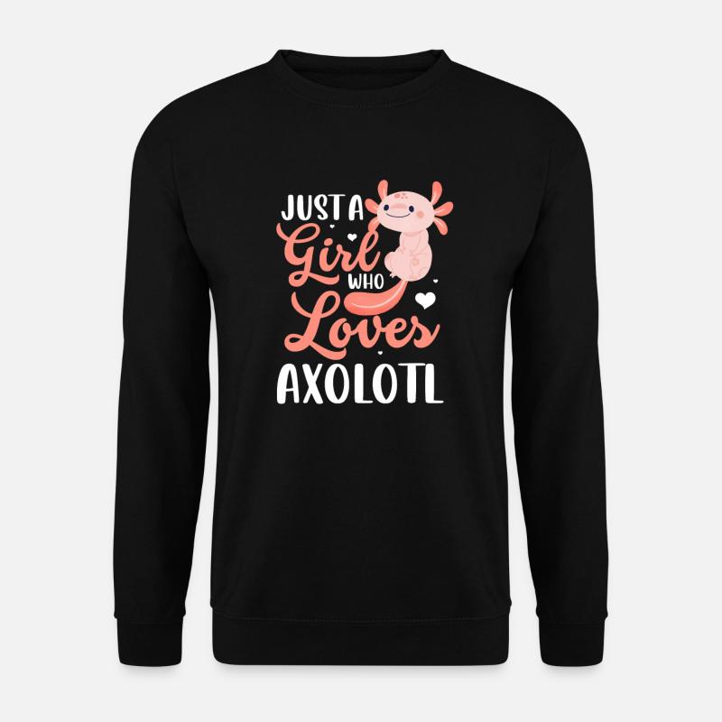 Axolotl - Unisex Pullover - Schwarz