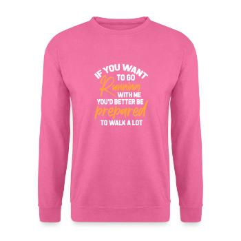 Run - Unisex Sweatshirt - pink - Front
