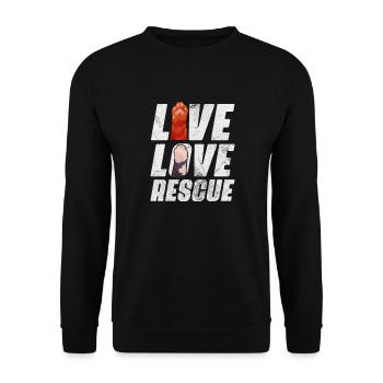 Animal Rescue Animal Rights Animal Love Pet Gift - Sweat-shirt Unisexe - noir - Devant - Alina (178cm) & Michal (187cm)