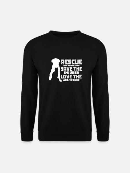 Tierrettung - Unisex Pullover - Schwarz