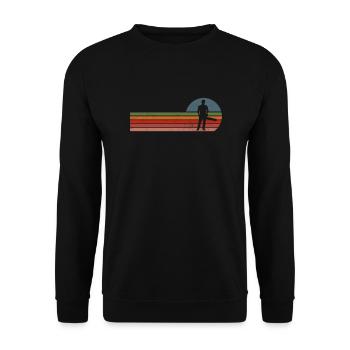 Arboriculteur grimpeur Arboriculteur Cadeau - Sweat-shirt Unisexe - noir - Devant - Alina (178cm) & Michal (187cm)