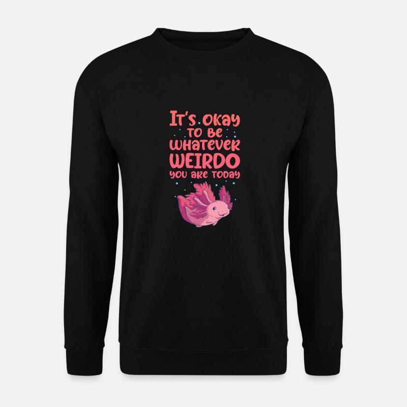 Axolotl - Unisex Sweatshirt - black