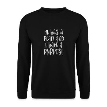 Bible - Sweat-shirt Unisexe - noir - Devant - Alina (178cm) & Michal (187cm)