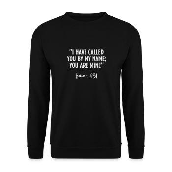 Bible - Sweat-shirt Unisexe - noir - Devant - Alina (178cm) & Michal (187cm)