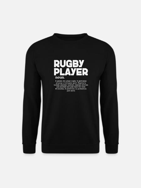 Rugby - Sweat-shirt Unisexe - noir