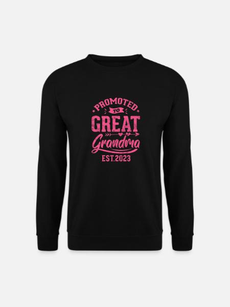 Schwangerschaft Oma - Unisex Pullover - Schwarz