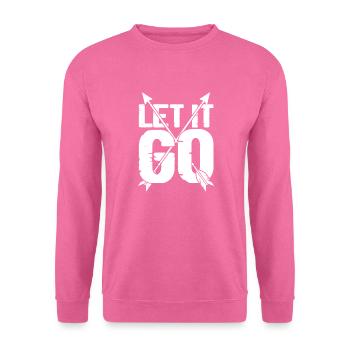 Bogenschiessen - Unisex Pullover - Pink - Vorne