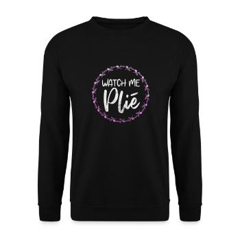 Ballet - Unisex Sweatshirt - black - Front - Alina (178cm) & Michal (187cm)