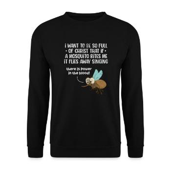 Bible - Sweat-shirt Unisexe - noir - Devant - Alina (178cm) & Michal (187cm)