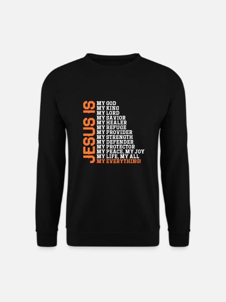 Bible Bible Versets chrétiens Don de Jésus - Sweat-shirt Unisexe - noir