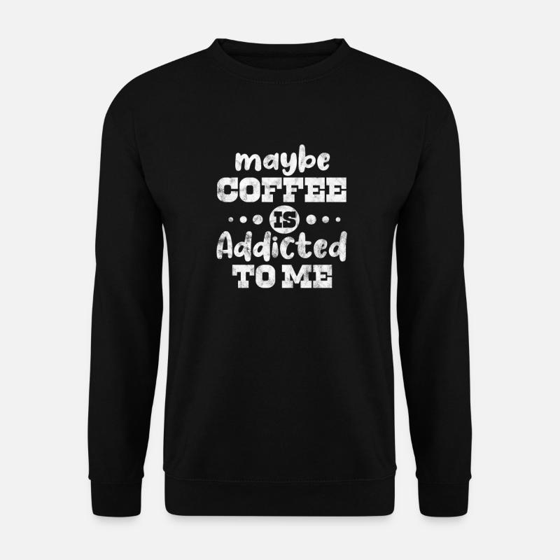 Kaffee - Unisex Pullover - Schwarz