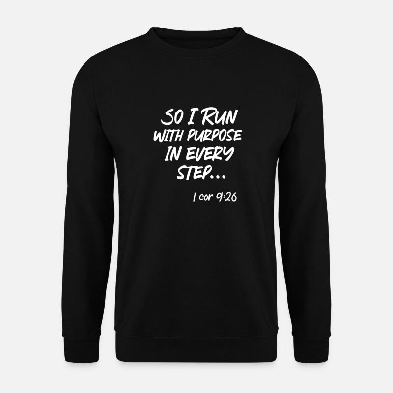 Run - Unisex Sweatshirt - black