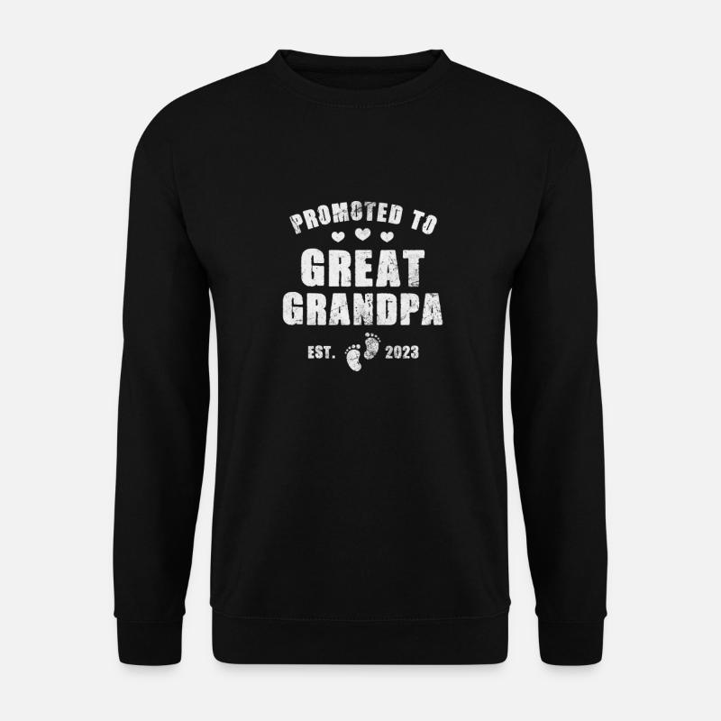 Pregnancy Grandpa - Unisex Sweatshirt - black