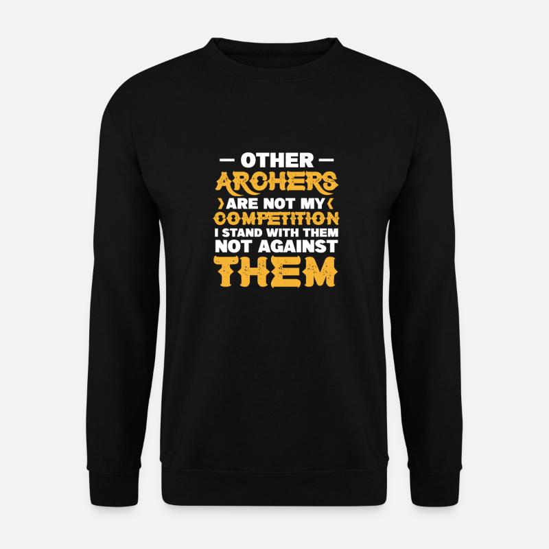 Bogenschiessen - Unisex Pullover - Schwarz