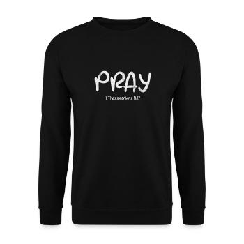 Bible - Sweat-shirt Unisexe - noir - Devant - Alina (178cm) & Michal (187cm)