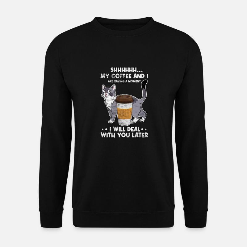 Café - Sweat-shirt Unisexe - noir