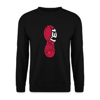 Courir - Sweat-shirt Unisexe - noir - Devant - Alina (178cm) & Michal (187cm)