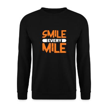 Courir - Sweat-shirt Unisexe - noir - Devant - Alina (178cm) & Michal (187cm)