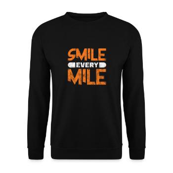 Running Runner Jogging Jogging Runner Gift - Unisex Sweatshirt - black - Front - Alina (178cm) & Michal (187cm)