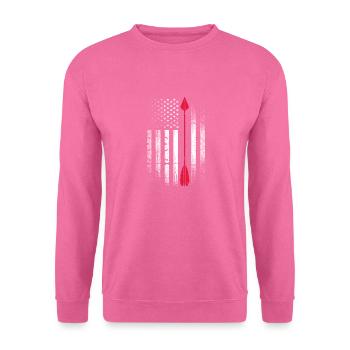 Bogenschiessen - Unisex Pullover - Pink - Vorne