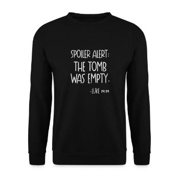 Bible - Sweat-shirt Unisexe - noir - Devant - Alina (178cm) & Michal (187cm)