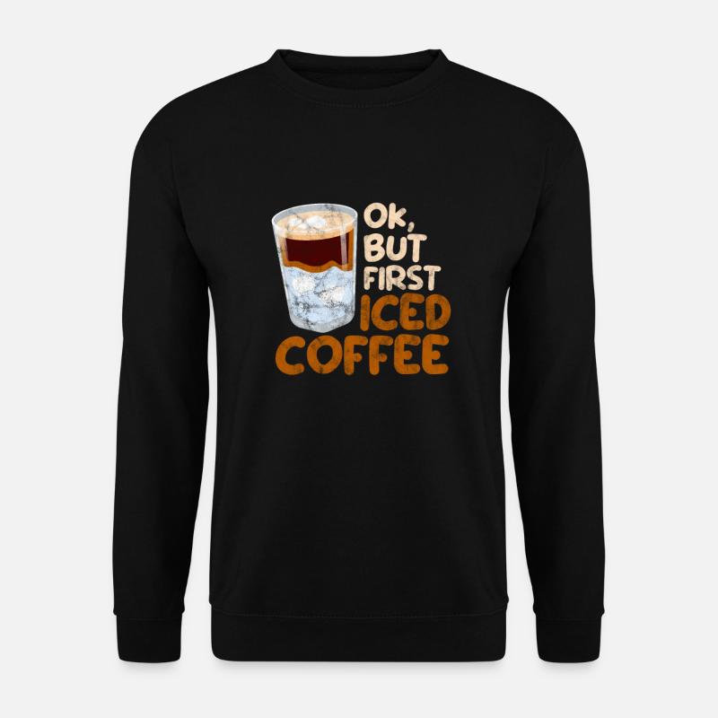 Eiskaffee - Unisex Pullover - Schwarz