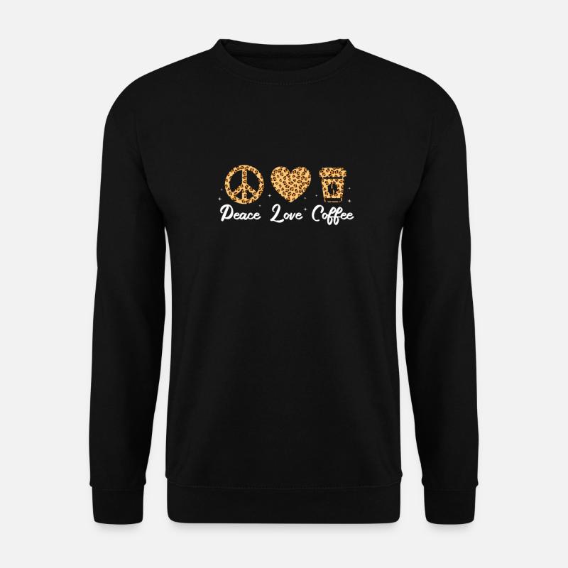 Kaffee - Unisex Pullover - Schwarz