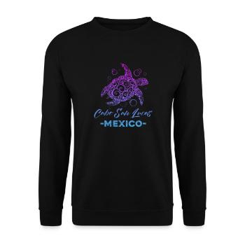 Mexique Cabo - Sweat-shirt Unisexe - noir - Devant - Alina (178cm) & Michal (187cm)