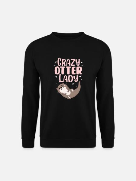 Otter Sea Otter Otter Gift - Unisex Sweatshirt - black