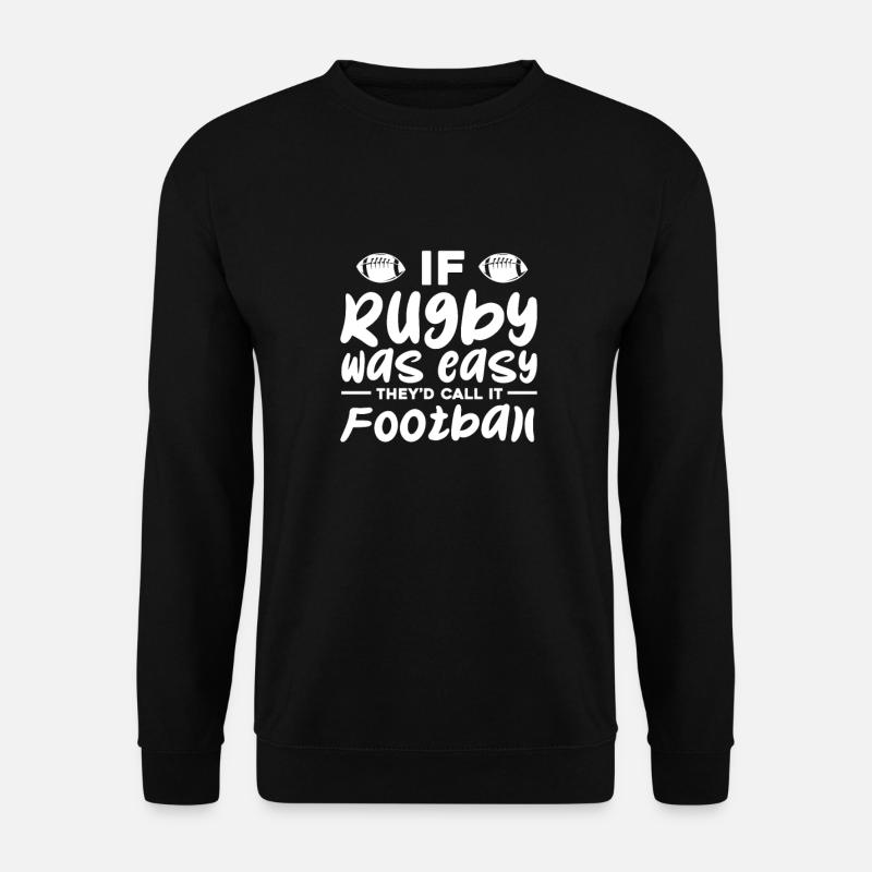 Rugby - Unisex Pullover - Schwarz