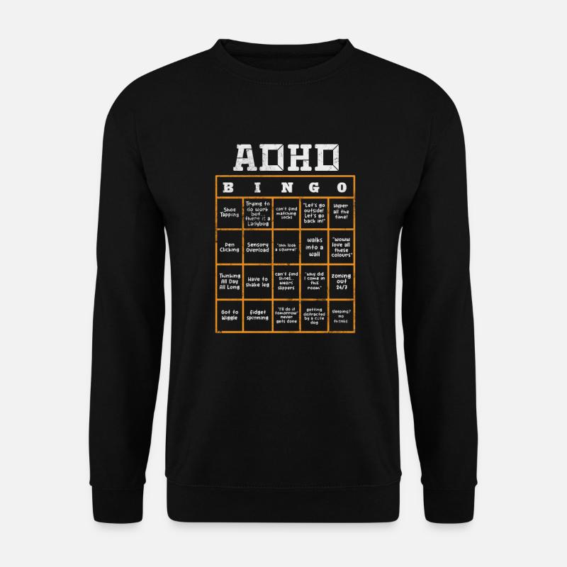 ADHD - Unisex Sweatshirt - black